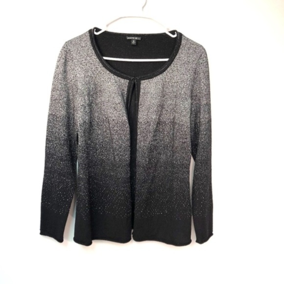 Lafayette 148 New York Metallic Ombre Cardigan - Picture 8 of 8